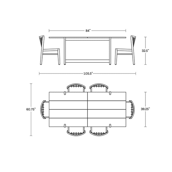 Felloe Outdoor Dining Set