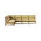 Felloe Outdoor Sectional  option 6 Pieces