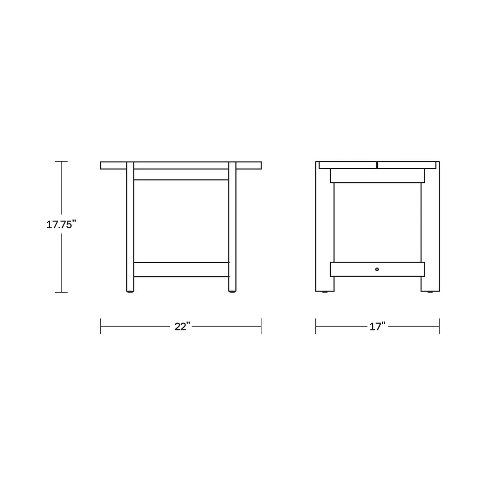 Felloe Outdoor Side Table