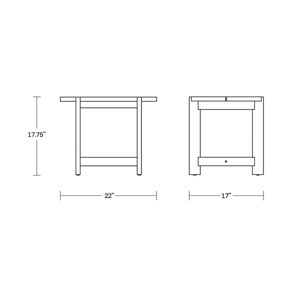 Felloe Outdoor Side Table