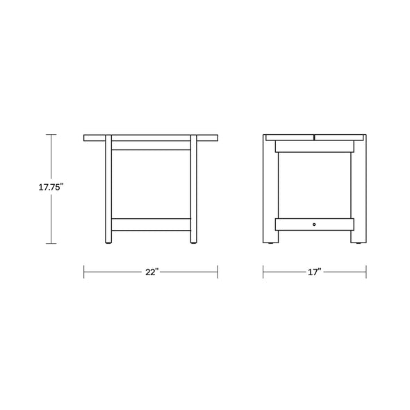 Felloe Outdoor Side Table