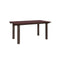 Atura Dining Table  option Burgundy Linoleum / Dark Chocolate