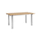 Atura Dining Table  option Natural Oak / Brushed Stainless Steel