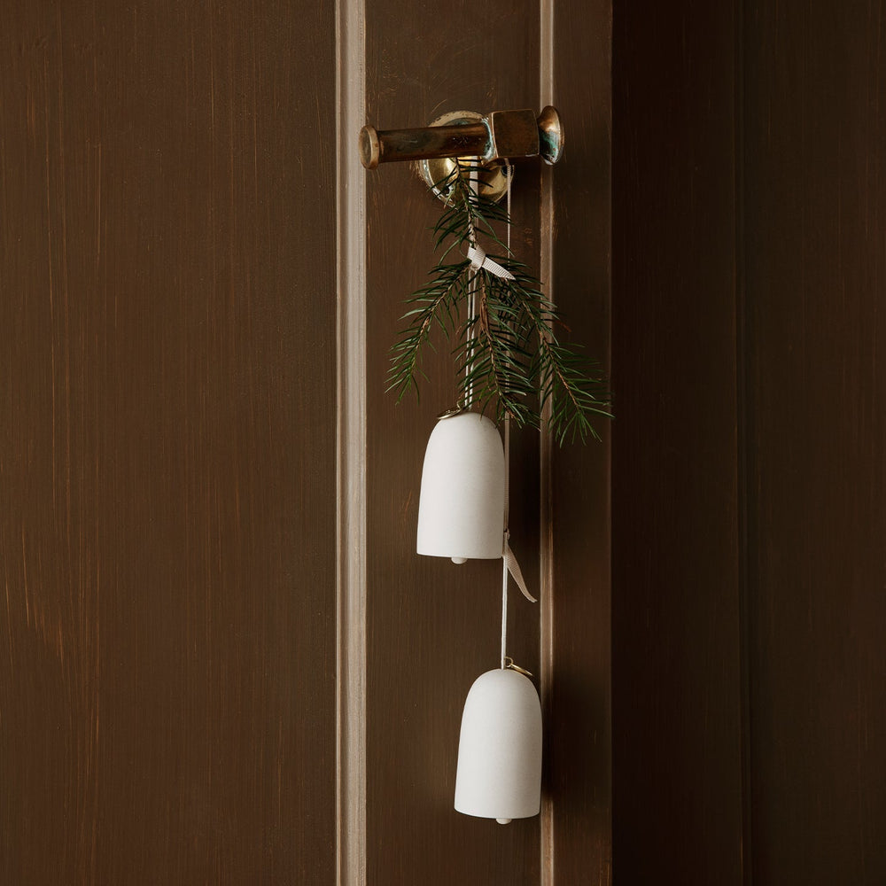Bell Ceramic Ornament (Set of 4)