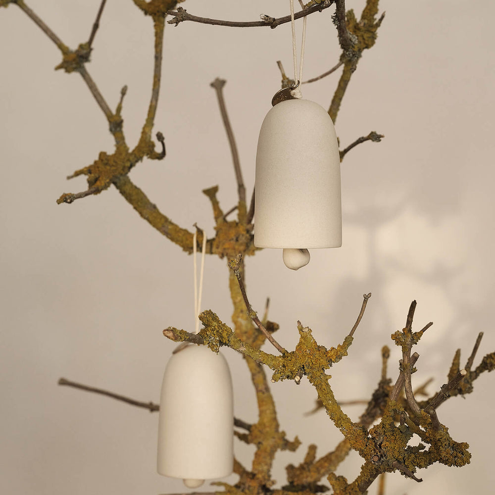Bell Ceramic Ornament (Set of 4)