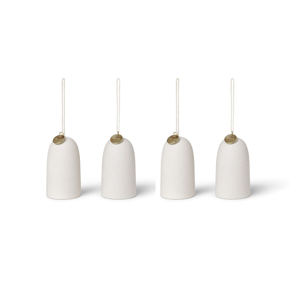 Bell Ceramic Ornament (Set of 4)
