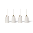 Bell Ceramic Ornament (Set of 4)