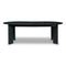 Bevel Extendable Dining Table  option Black Oiled Beech