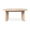 Bevel Extendable Dining Table  option White Oiled Oak