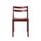Boda Dining Chair  option Red Brown