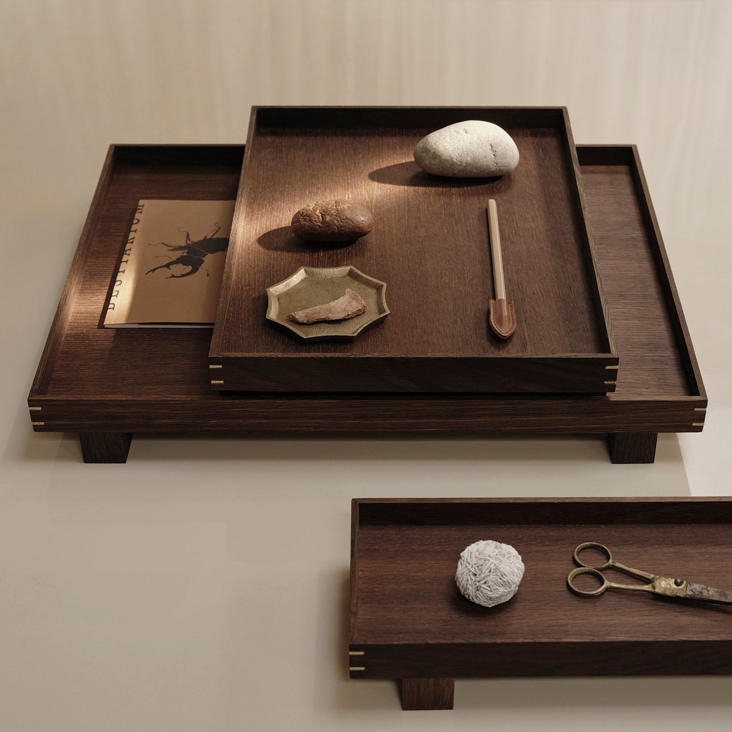 Ferm Living Bon Wooden Tray - 2Modern