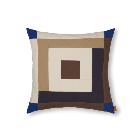 Border Patchwork Throw Pillow