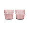 Boya Low Glass (Set of 2)  option Mauve