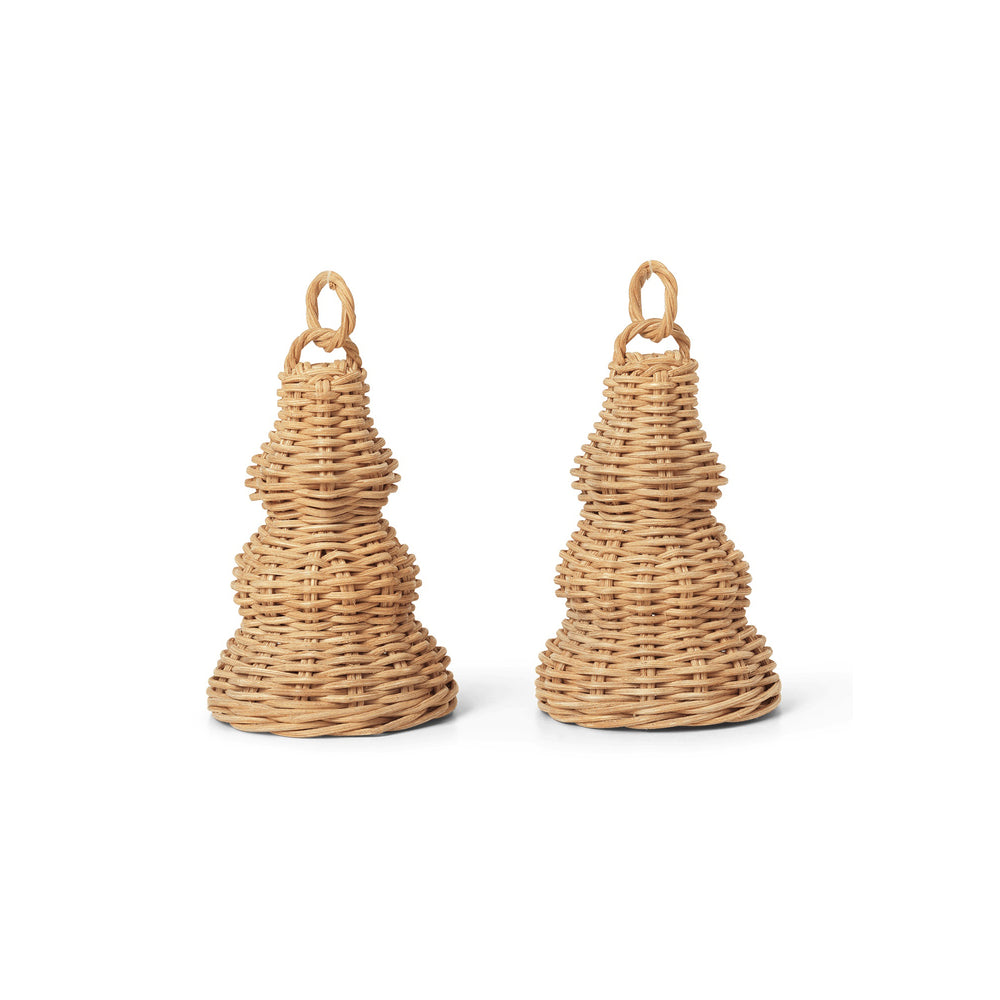 Braided Bell Bauble (Set of 2)