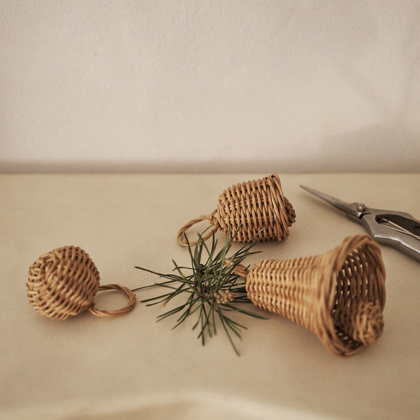 Braided Bell Bauble (Set of 3)