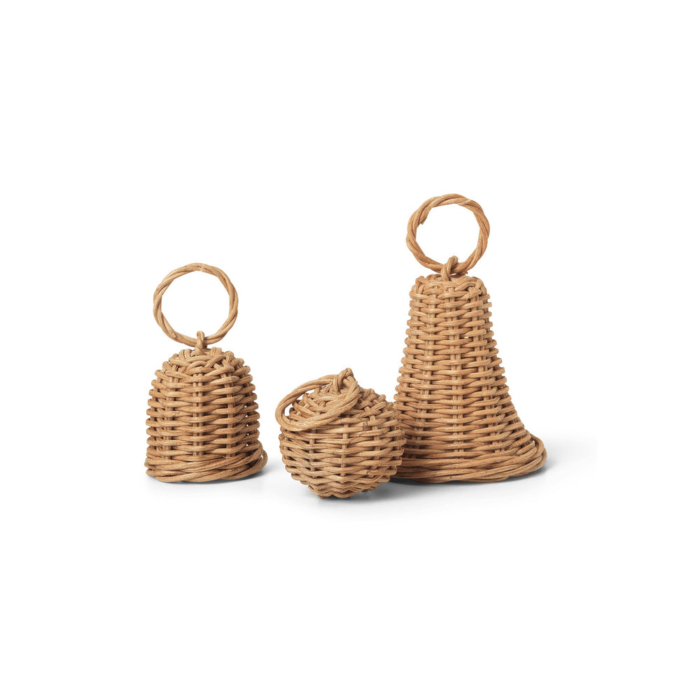 Braided Bell Bauble (Set of 3)