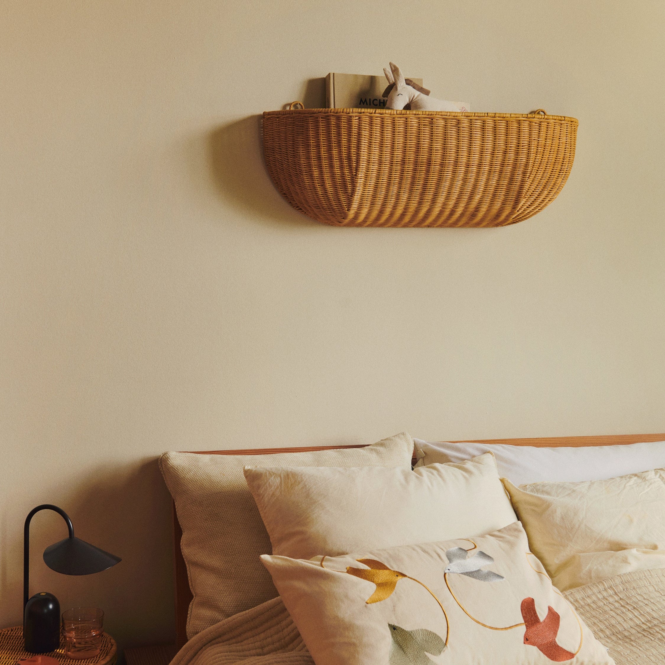 Ferm Living Pear Braided Wall Pocket - Thumbnail 5