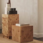 Burl Low Side Table