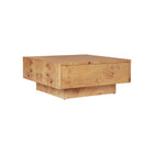 Burl Storage Coffee Table