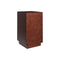 Burl Tall Side Table  option Dark Stained Burl