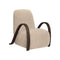 Buur Lounge Chair  option Vanir / Off-White/Honey