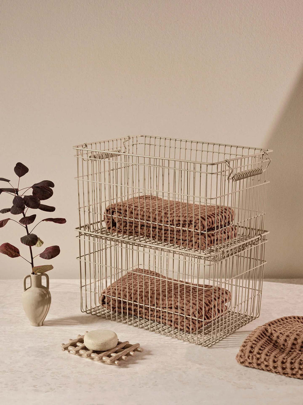 Cala Stackable Basket (Set of 2)