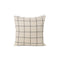 Calm Pillow/Cushion  option Camel / Black / Square Small: 19.7 in W x 19.7 in D
