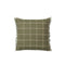 Calm Pillow/Cushion  option Olive / Off-White / Square Small: 19.7 in W x 19.7 in D