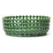 Ceramic Centerpiece Bowl  option Emerald Green