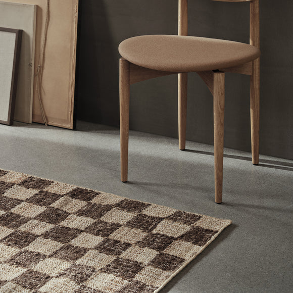 Check Wool Rug Large Ferm Living Check Wool Jute Rug - 2Modern