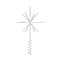 Christmas Tree Top Star  option Silver