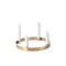 Circle Candle Holder  option Small: 9.75 in width