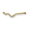 Curvature Handle (Set of 2)  option Brass