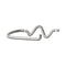 Curvature Toilet Paper Holder  option Stainless Steel