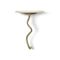 Curvature Wall Table  option Brass