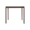Dapple Square Outdoor Dining Table  option Dark Chocolate