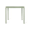 Dapple Square Outdoor Dining Table  option Tea Green