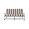 Desert Outdoor Sofa  option Chocolate Stripe