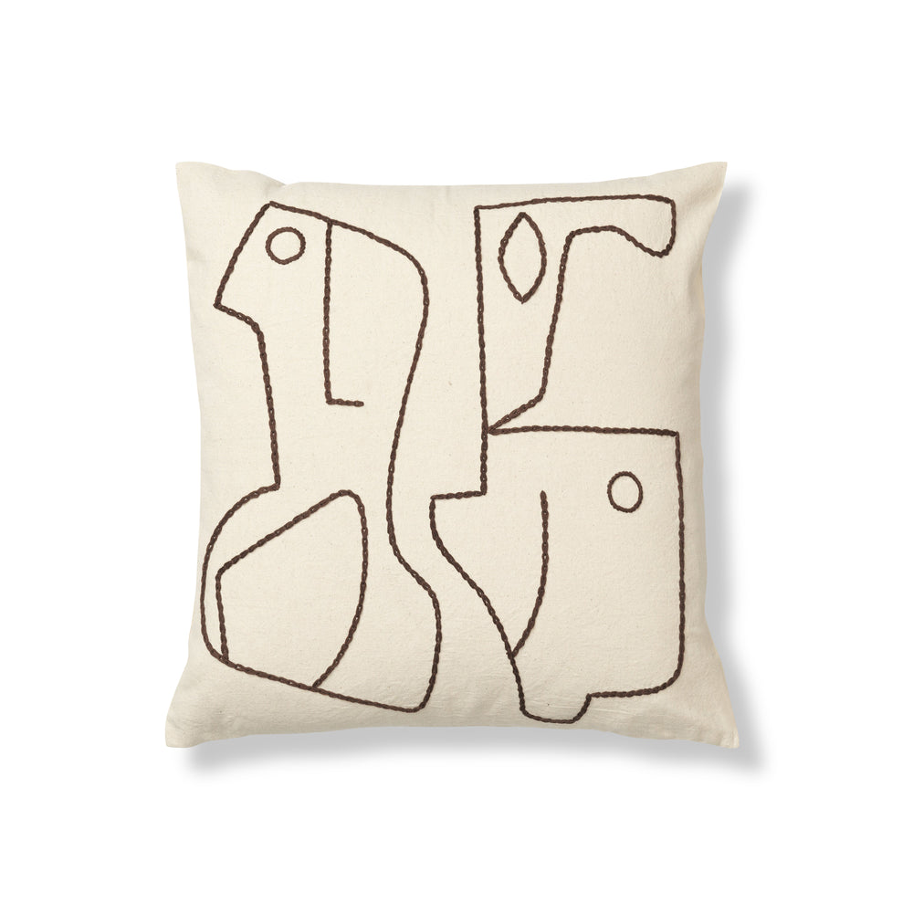 Figure Throw Pillow
