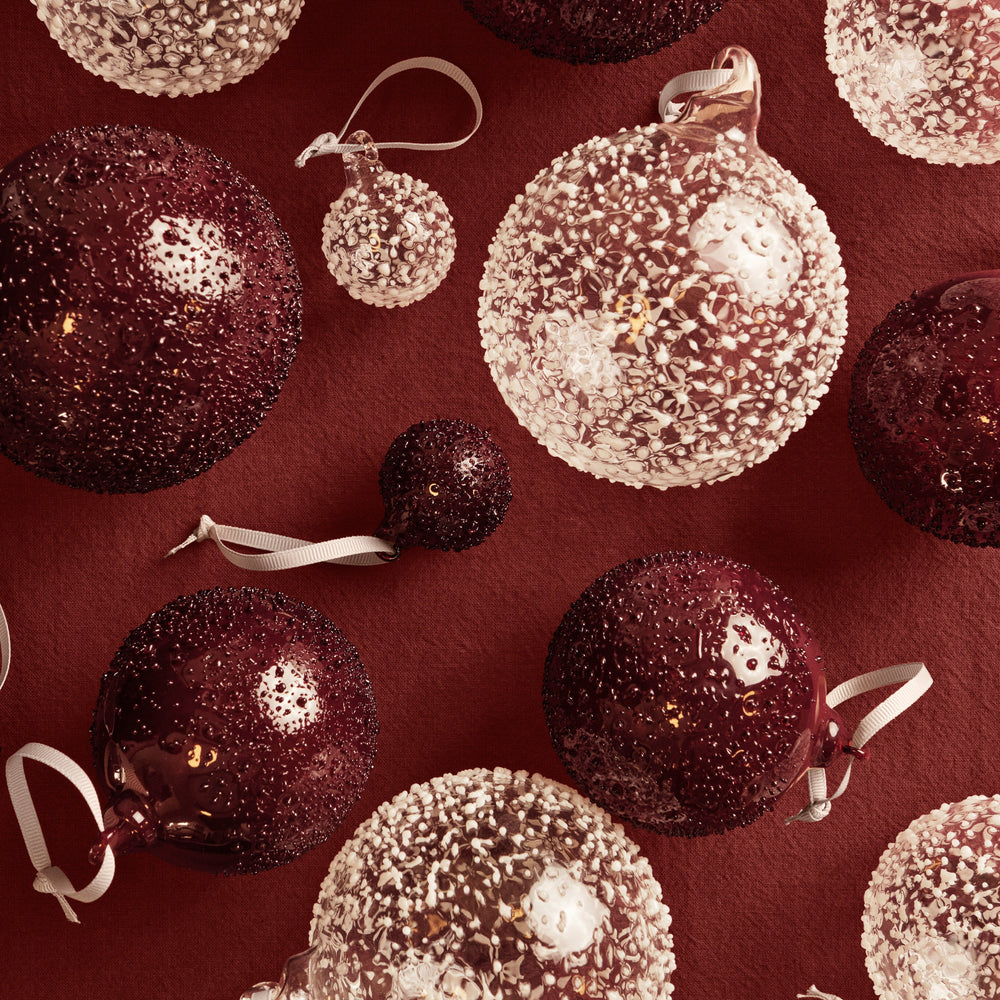 Flurry Glass Bauble (Set of 12)
