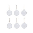 Flurry Glass Bauble (Set of 6)