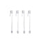 Forest Christmas Tree Candle Holder (Set of 4)  option Silver