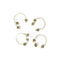 Forest Napkin Ring (Set of 4)  option Brass
