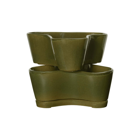 Gemi Stackable Outdoor Planter (Set of 2)
