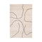 Gesso Jute Rug  option Off-white/Dark Fig