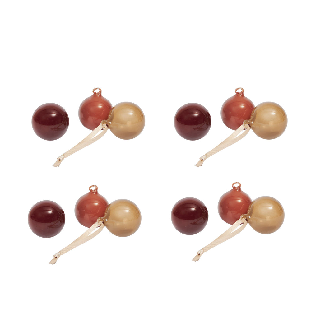 Glass Bauble (Set of 12)