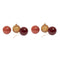Glass Bauble (Set of 6)  option Large: 3.9 in diameter