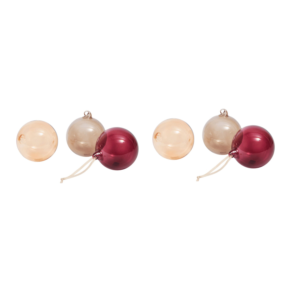 Glass Bauble (Set of 6)