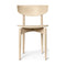 Herman Dining Chair with Wood Base  option White Oiled