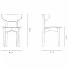 Herman Dining Chair with Wood Base